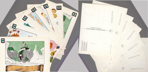 Cartoline 7 pezzi - cartoline,