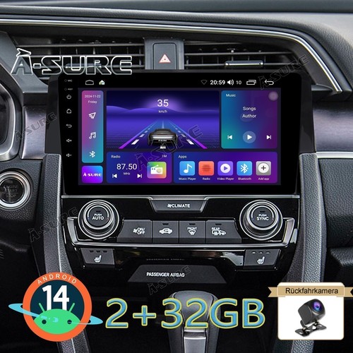 Autoradio 32gb android 14 - 2g+32gb,