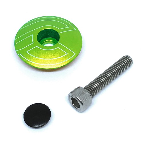 Cinelli stemma top cap verde - stemma,