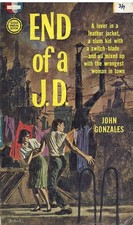 End of a JD Juvenile Delinquent UK Gold Medal John Gonzales vintage paperback