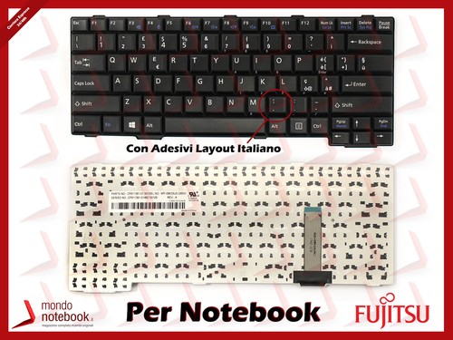 Tastiera notebook fujitsu - tastiera,