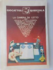 PUBBLICITA' ADVERTISING BAMBOLE GIOCATTOLI QUERZOLA LA CAMERA DA LETTO