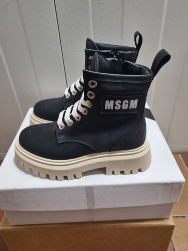 Stivaletto stringato msgm - stringato,