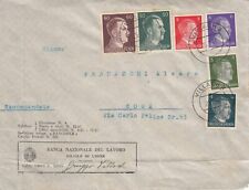 Hitler - Deutsches Reich - Raccomandata - Banca Nazionale del Lavoto - Udine