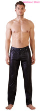 Sexy Men's Black Leather