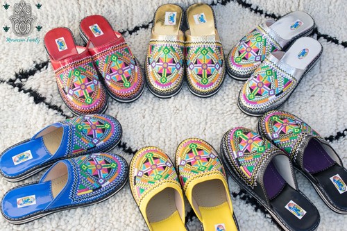 Scarpe marocchine ricamate