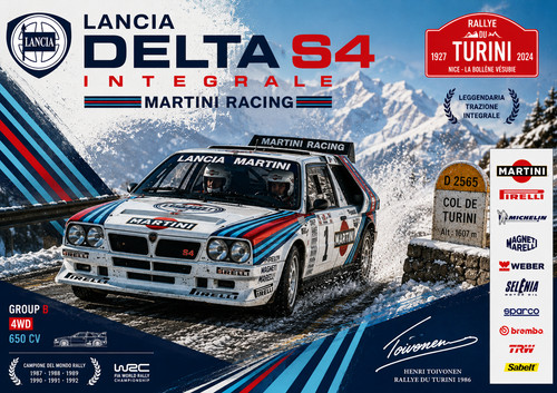 Lancia delta poster - delta,