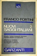 Nuovi Saggi Italiani 2 Franco Fortini Garzanti 1987