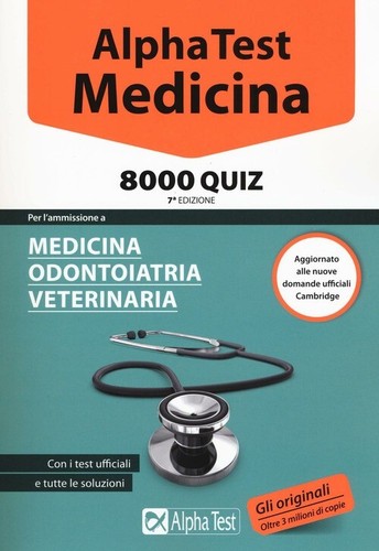 Alpha test medicina 8000 - test., medicina.