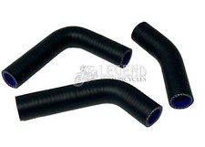 Yamaha RD350lc LMC Kit Tubo Raffreddamento Silicone Nero Opaco Tubo Radiatore 250 A4-14