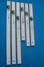 Jack per clavicembalo - Jack in legno originali William de-Blaise - nuovi e mai usati