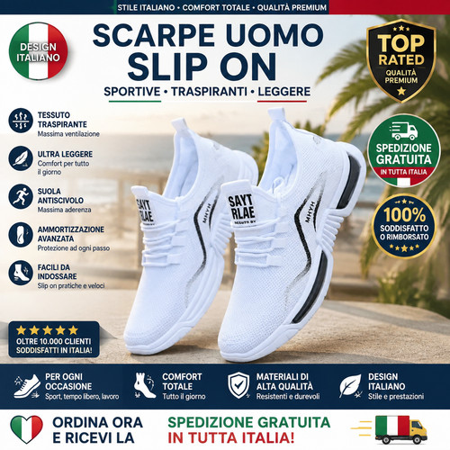 Scarpe uomo slip - slip, sneakers