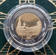 ($)    500 Lire 1986 (PROOF