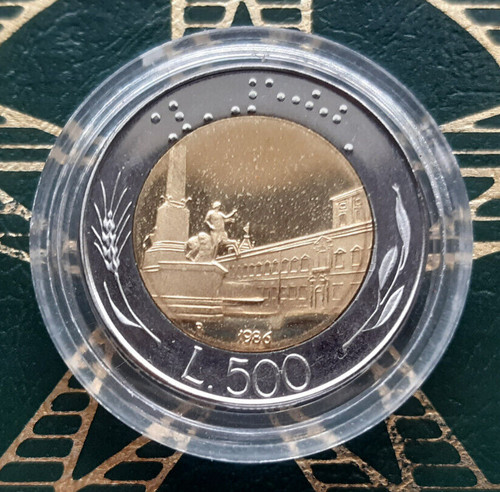 500 lire 1986 - 1986, (proof