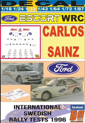 Decal ford escort - escort, wrc