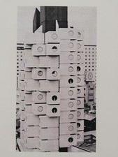 Clipping Ritaglio Foto TOKYO 1973 Costruzione Design Moderno Centro Città