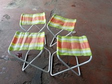 4 Sedie pieghevoli da campeggio