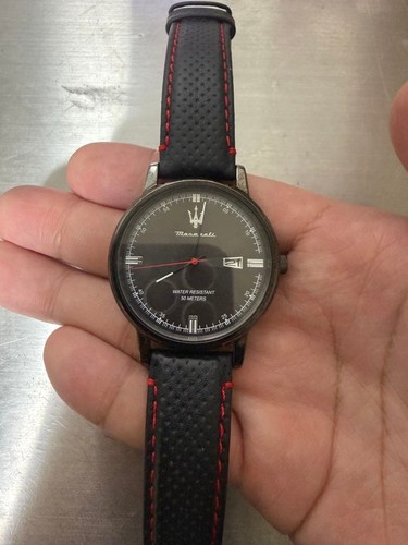 Maserati men watch - men's, black