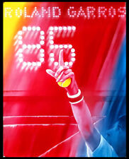 1985 * Manifesto Poster Originale "Roland Garros, Jacques Monory" I.M.L. Paris F