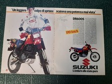 Pubblicità Ads Advertising MOTO Bike SUZUKI DR 600 S ENDURO 600S