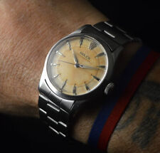 ROLEX  OYSTER PERPETUAL 6332 BIG BUBBLEBACK 34MM STAINLESS STEEL VINTAGE WATCH