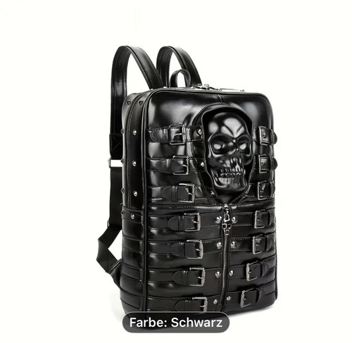 Zaino elegante teschio - zaino, 3d