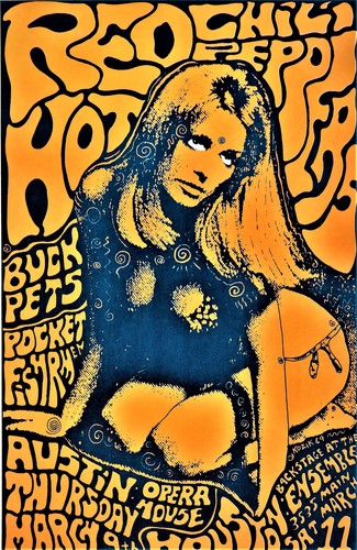 Poster concerto red hot - concerto, chili