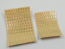 2pz foglietti stickers - , lettere