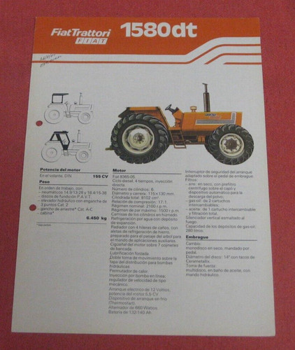 Depliant trattore fiat - depliant,