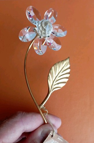 Fiore swarovski dorato 24kt - dorato,