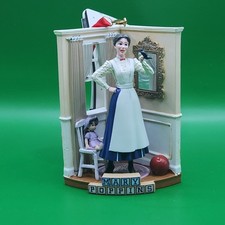 Disney Parks Mary Poppins con uccellino quaderno da disegno ornamento natalizio NUOVO