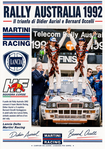 Poster lancia delta martini - poster,