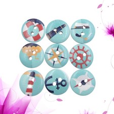  Bottoni in legno 50Pcs 15MM a