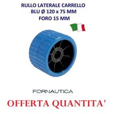 RULLO LATERALE CARRELLO BLU Ø