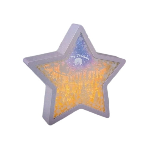Stella luminosa led bianco - stella,