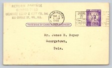 Francobollo e moneta Delaware