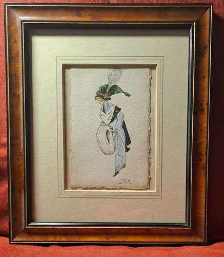 Disegno antico acquerello su - disegno,
