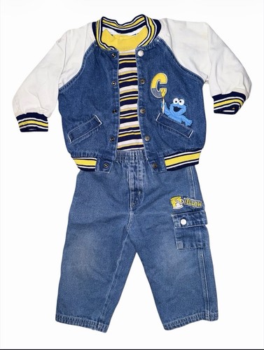 Set pantaloni denim giacca