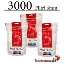 3 x Sacchetto DOBERMAN filtri
