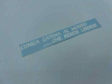 1 Adesivo L'UNICA CATENA AL MONDO CHE RENDE LIBERI DUCATI HONDA SUZUKI YAMAHA