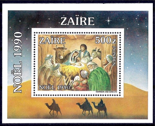 Zaire 1991 natale presepe - zaire,
