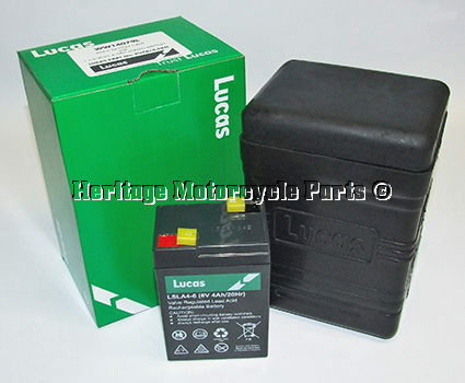 Lucas pu7d battery box - battery, grande