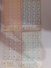 Automobile Club Italia  buoni benzina 1949 originali