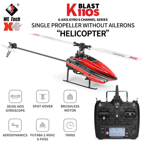 Wltoys k110s 6ch - xk, 3d