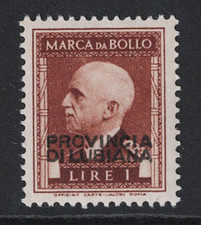 Italy 1940s 1 Lire Lubiana