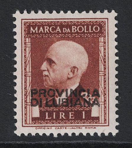 Italy 1940s lire lubiana - 1,