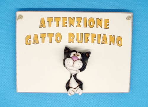 Targa animali legno e - in,