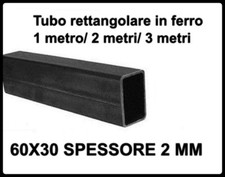 tubo rettangolare in ferro