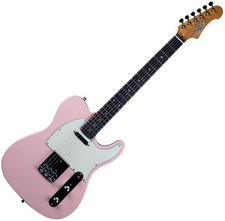 Jet Guitars JT-300 Burgundy Pink Chitarra Elettrica Blue Guitar Guitar Elettrica