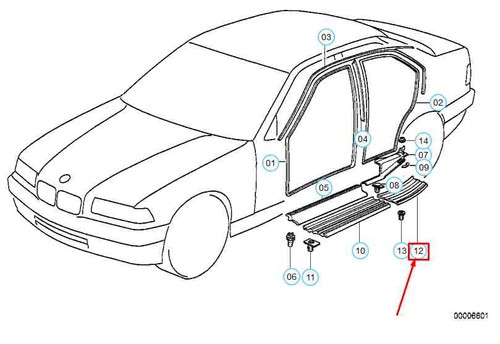 Bmw e36 striscia slill - e36,